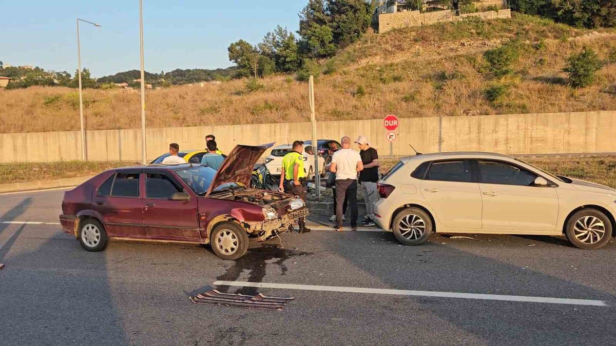 Zonguldak’ta trafik kazası: 1 yaralı