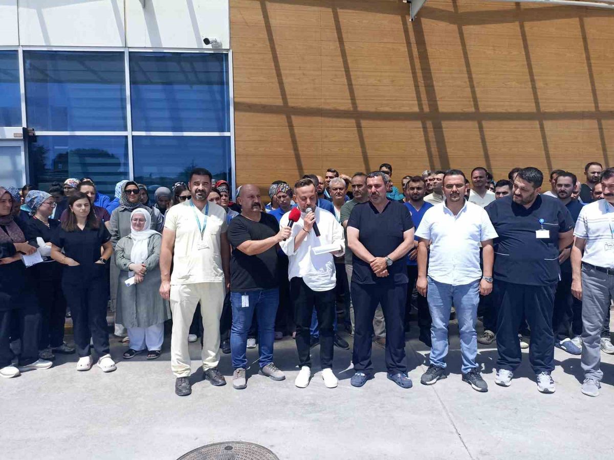Bafra Devlet Hastanesi girişi