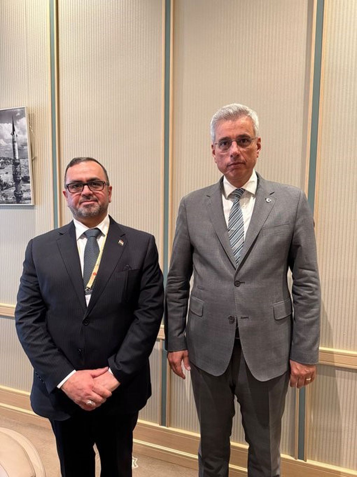 Bakan Memişoğlu, Iraklı mevkidaşı ile bir araya geldi