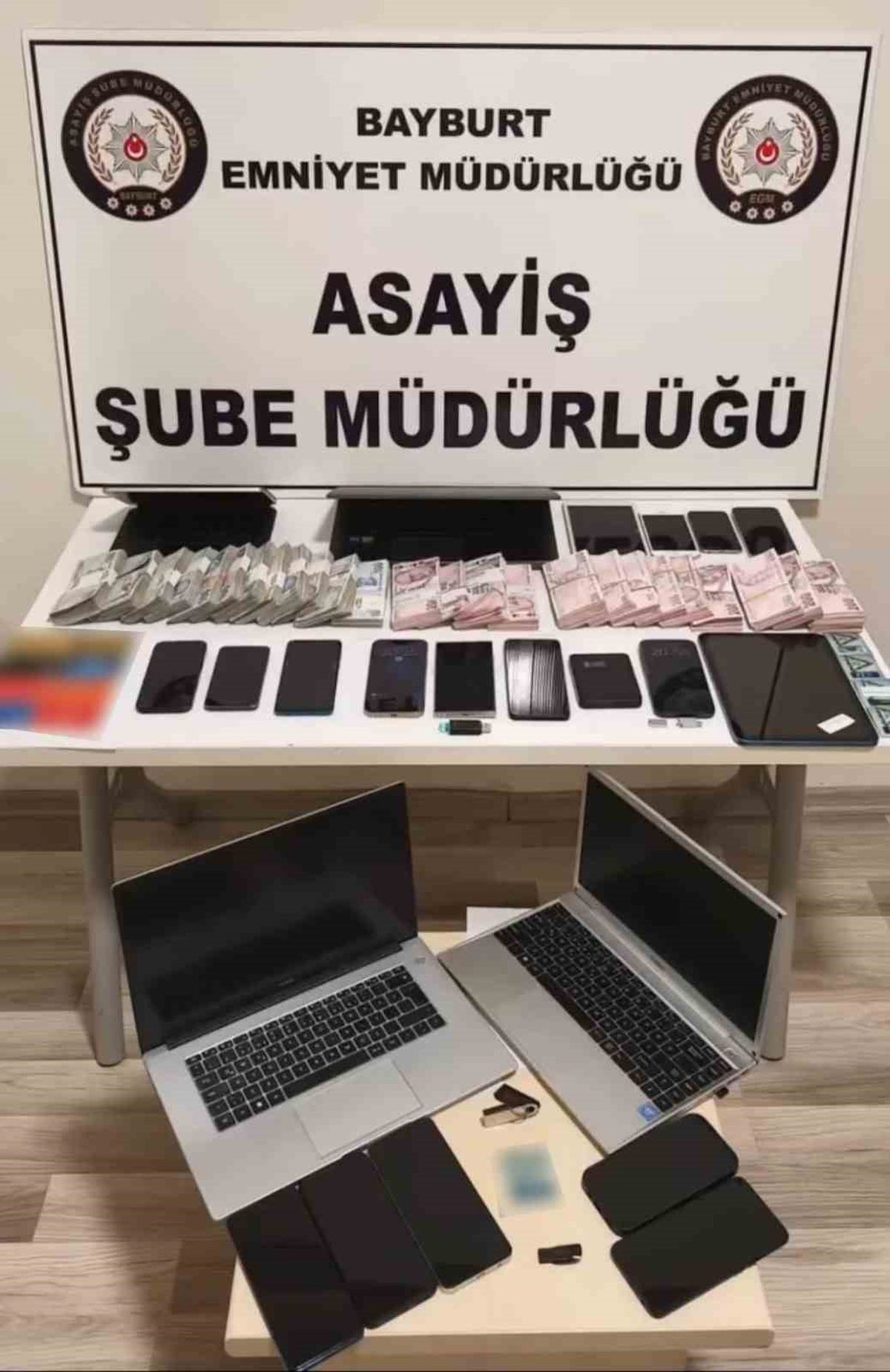 Bayburt'ta dolandırıcılık operasyonu: 5 tutuklama