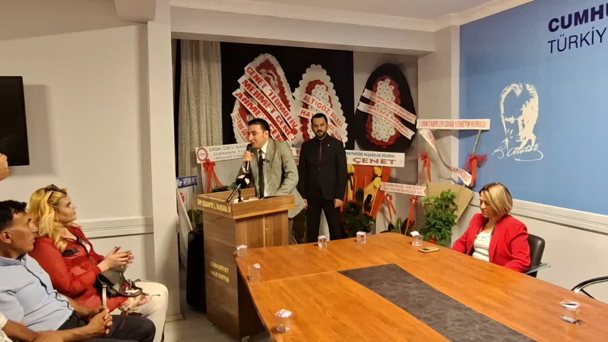 CHP Osmaniye İl Başkanı Tekerek: 'Adamcılık ve ayrımcılık dönemi bitti'