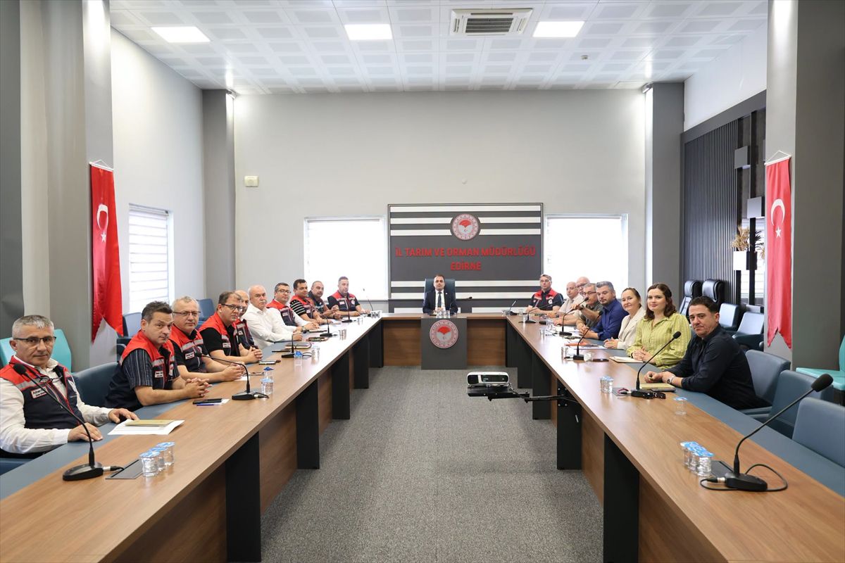 Edirne'de tarım faaliyetlerinin ilk 6 aylık sonuçları değerlendirildi