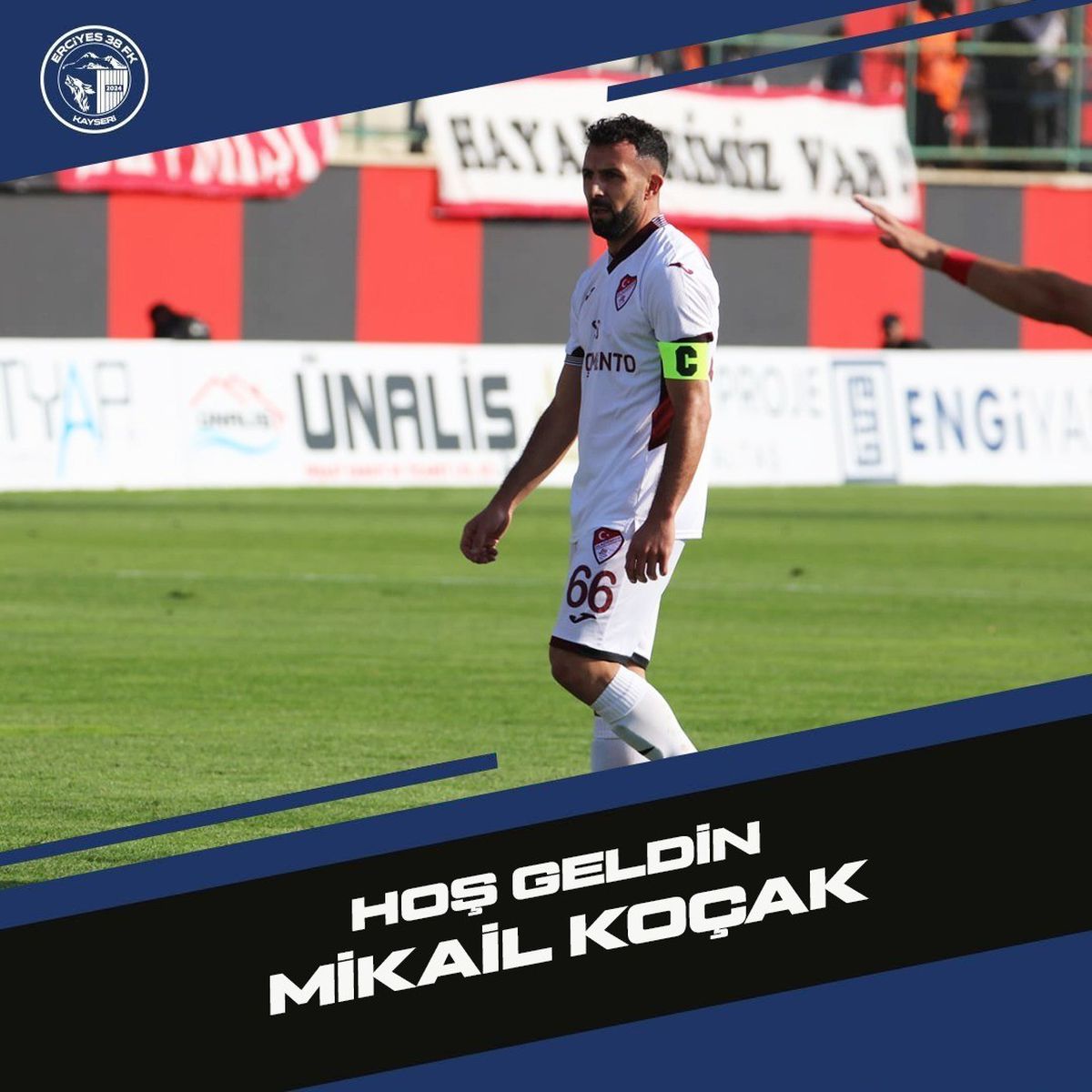 Erciyes 38 FK orta saha oyuncusu Mikail Koçak