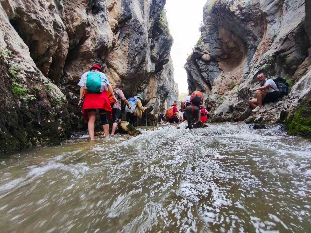 Trabzonlu Doğaseverler Yılanlı Kanyon'u Keşfetti