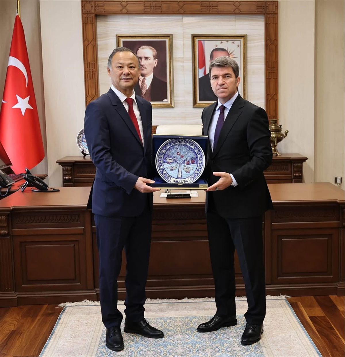 Kırgızistan Büyükelçisi Amasya'da