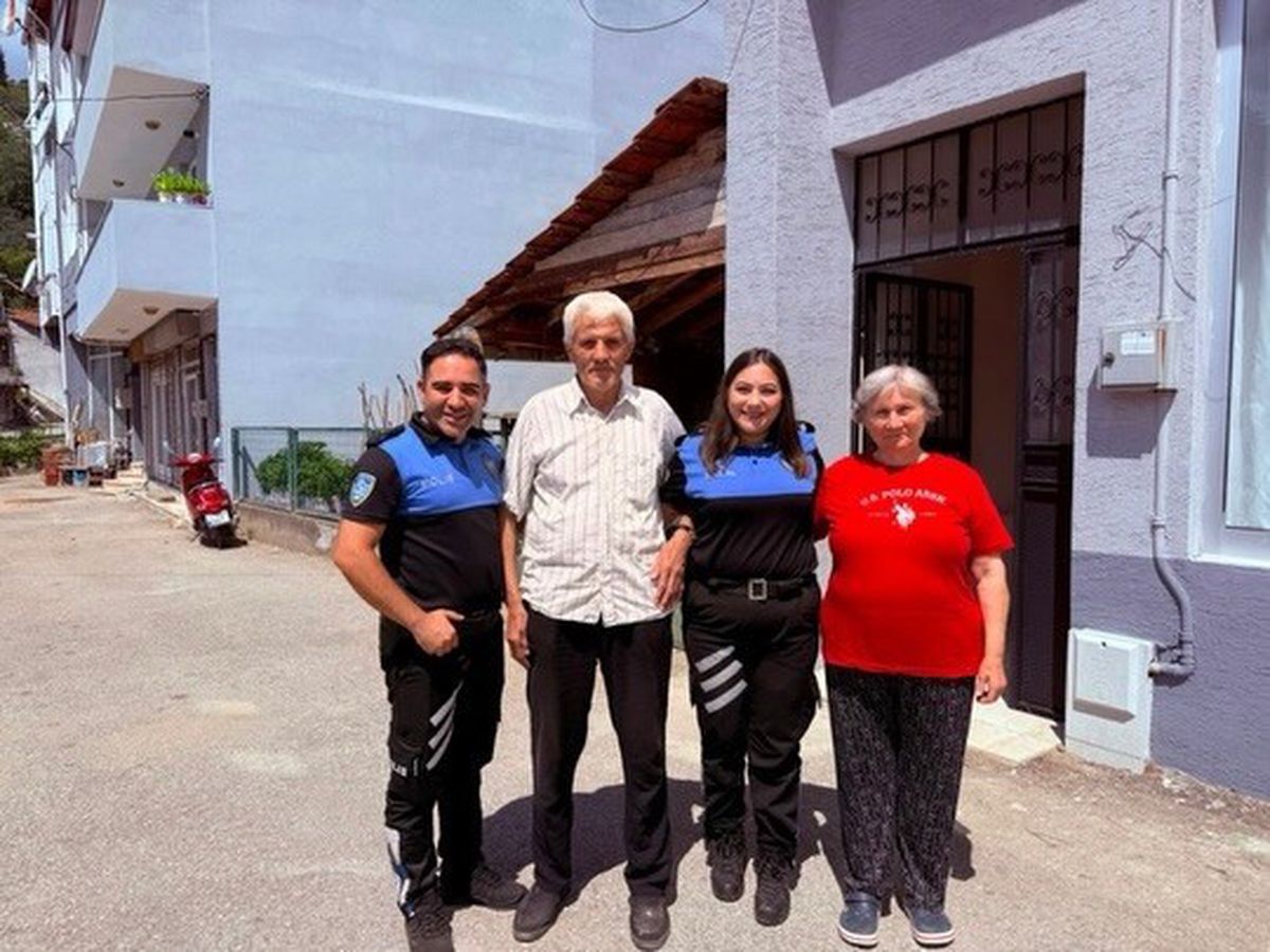 Bilecik'te Polis Ekiplerinden Gazilere Vefa Ziyareti