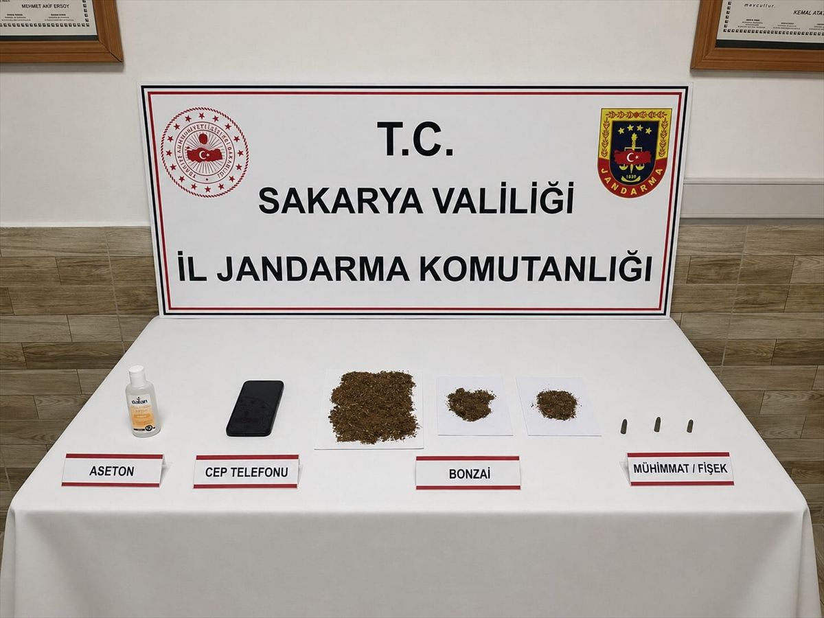 Sakarya'da uyuşturucu operasyonu sonucunda gözaltına alınan zanlılar adliyeye sevk ediliyor.