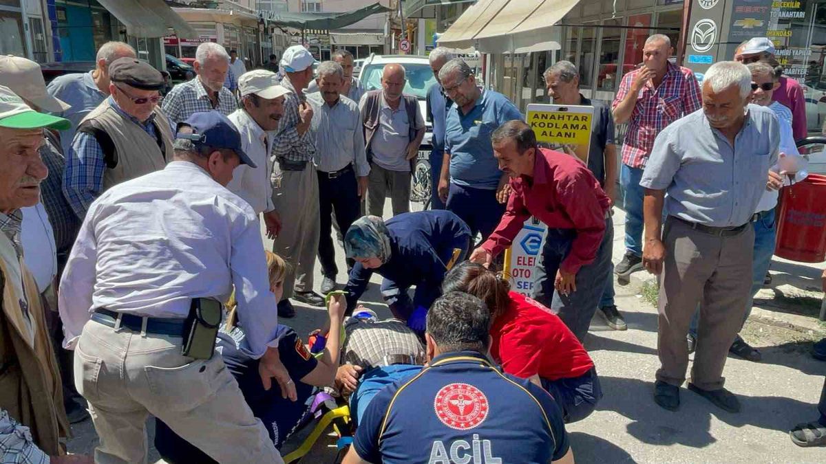 Karaman'da kazada yaralanan motosikletliye 'Yat lan yat' anonsu