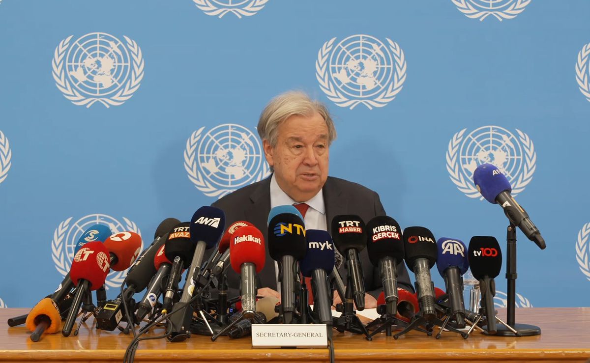 BM Genel Sekreteri Guterres: Kıbrıs için 5+1 genişletilmiş toplantı kararı aldık