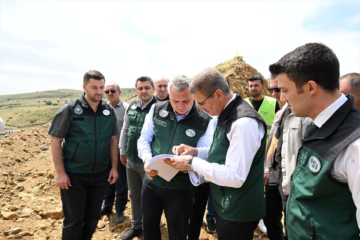 Erzurum'da 405 hektar tarım arazisini sulayacak Gerek Barajı'nın seneye su tutması hedefleniyor