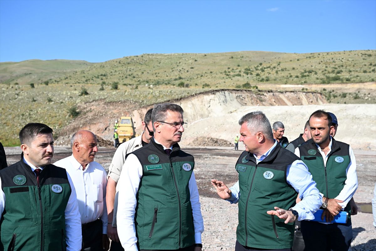 Erzurum'da tarım arazilerini sulayacak Küçüktüy Barajı'nın 2028'de su tutması hedefleniyor