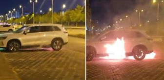 Görüntü Türkiye'den! Elektrikli araç sahiplerini endişelendiren olay