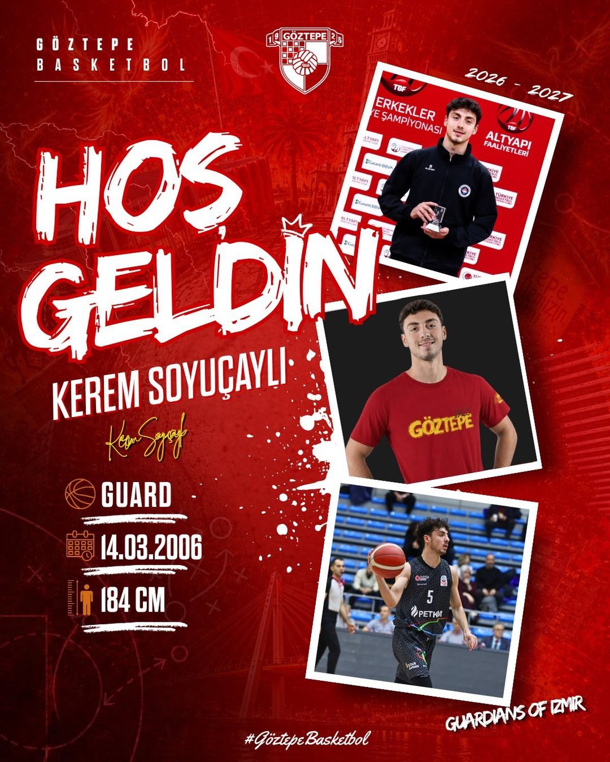 Göztepe Basketbol, Kerem Soyuçaylı’yı kadrosuna kattı