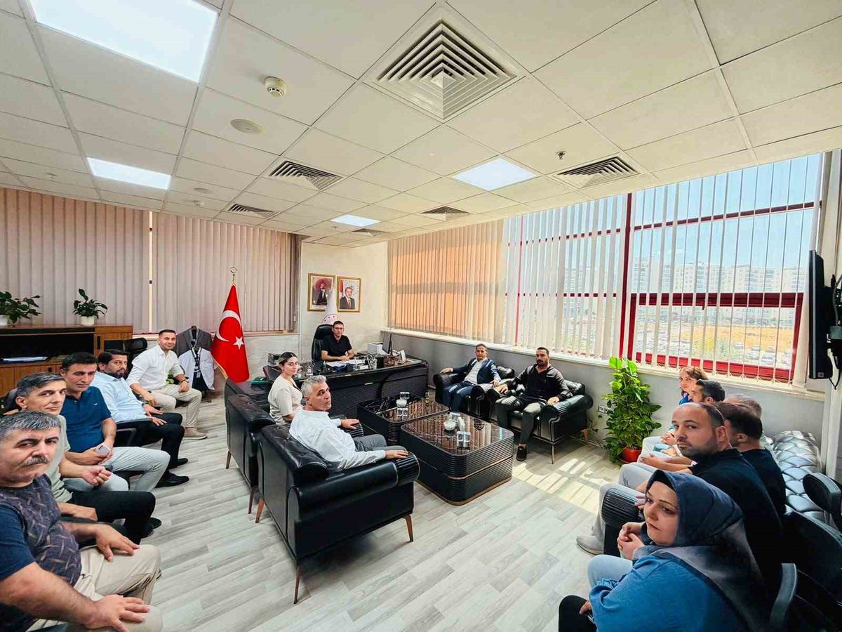 Hak-İş İl Başkanı Aküzüm, Başhekim Avınca ile görüştü