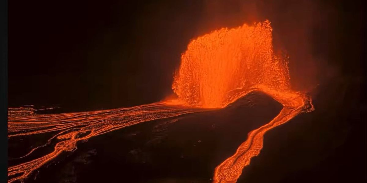 Hawaii'deki Kilauea Yanardağı yeniden lav püskürttü