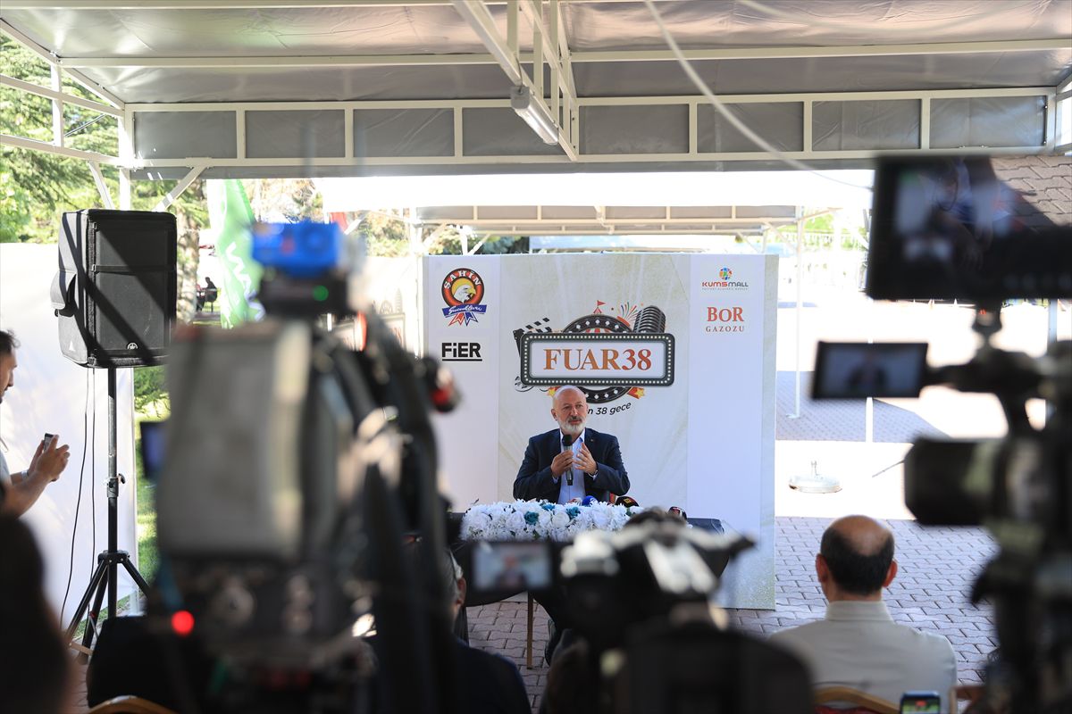 Kayseri'de 38 gün sürecek 'Fuar38' tanıtıldı