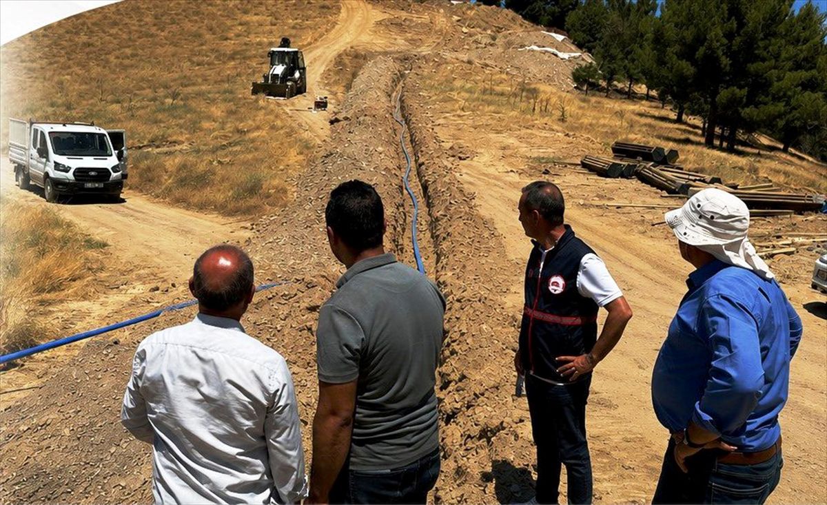 Keban'da iki köyde içme suyu çalışması