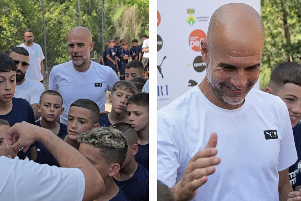 Pep Guardiola'dan Filistinli çocuklara anlamlı destek