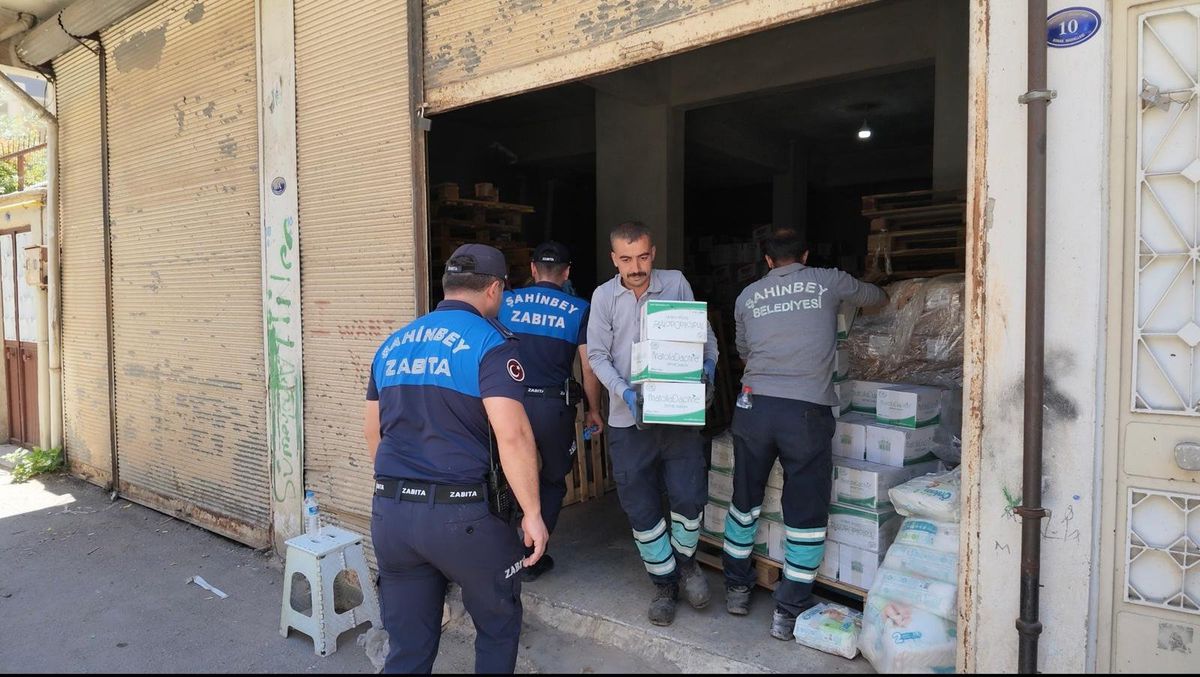Şahinbey Belediyesi’nden sahte etiket operasyonu