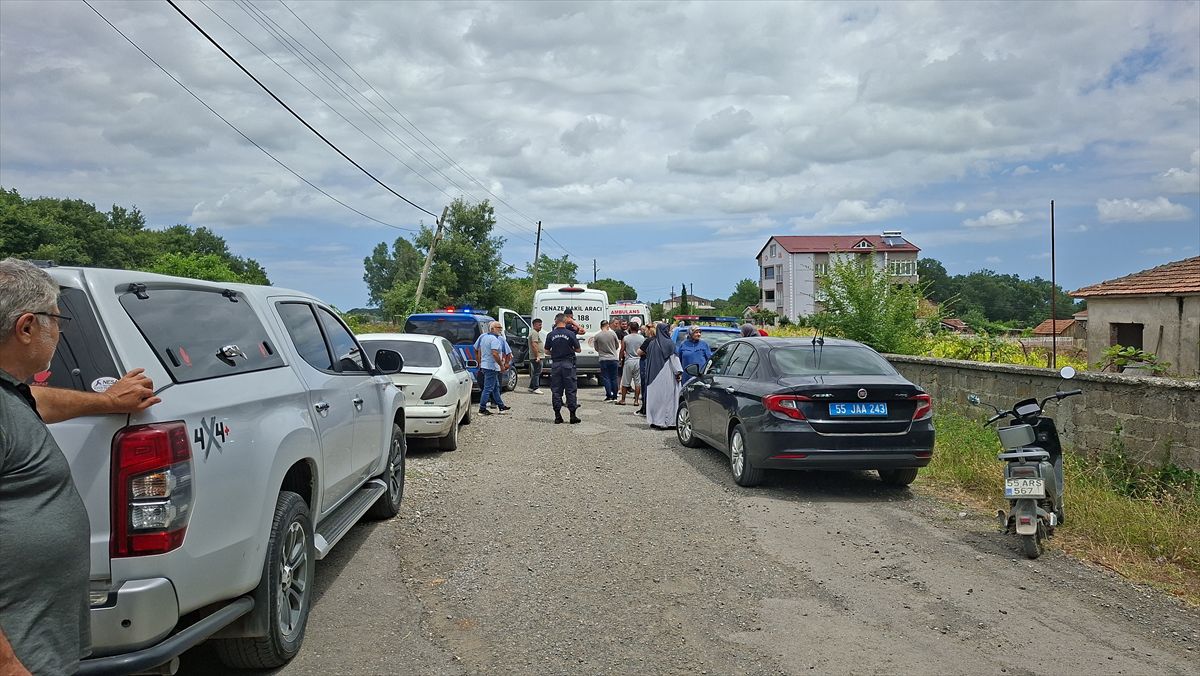 Samsun'da bahçede yaktığı ateşin içinde kalan kadın öldü