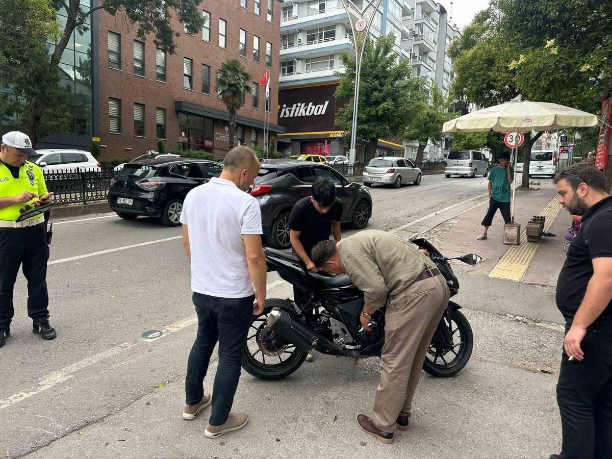 Samsun’da motosiklet SUV araca çarptı: 1 yaralı