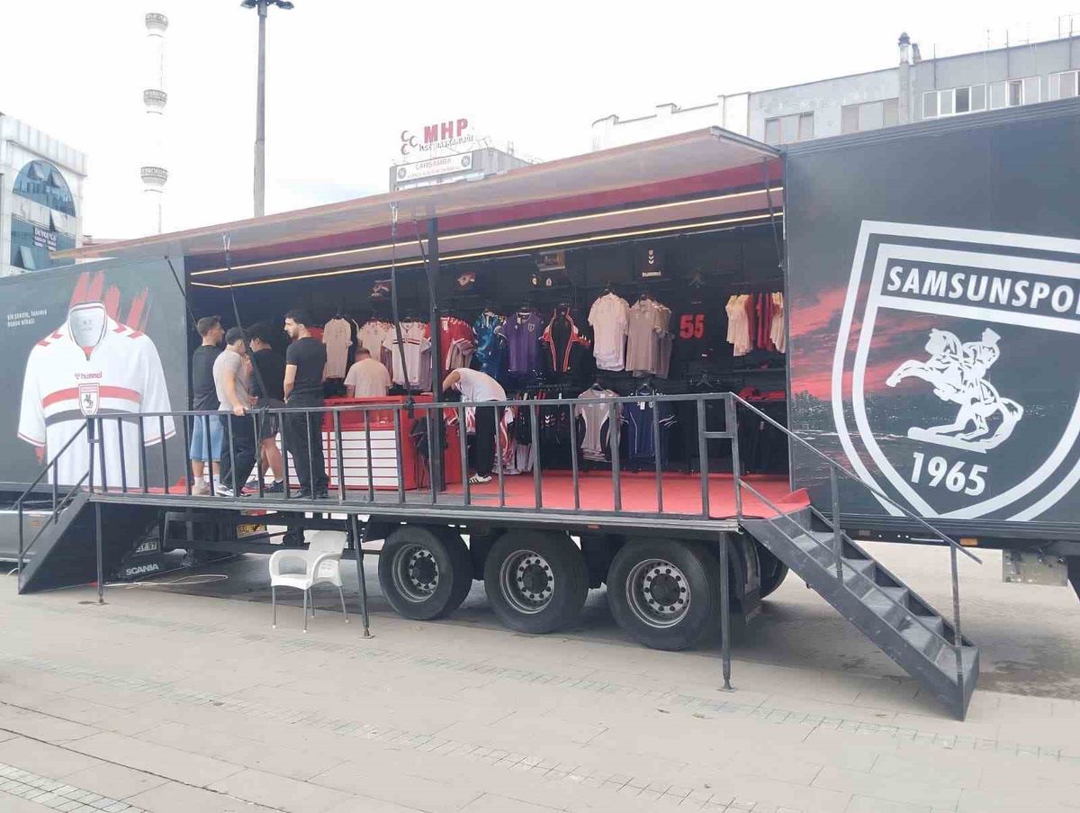 Samsunspor tırı Çarşamba’da