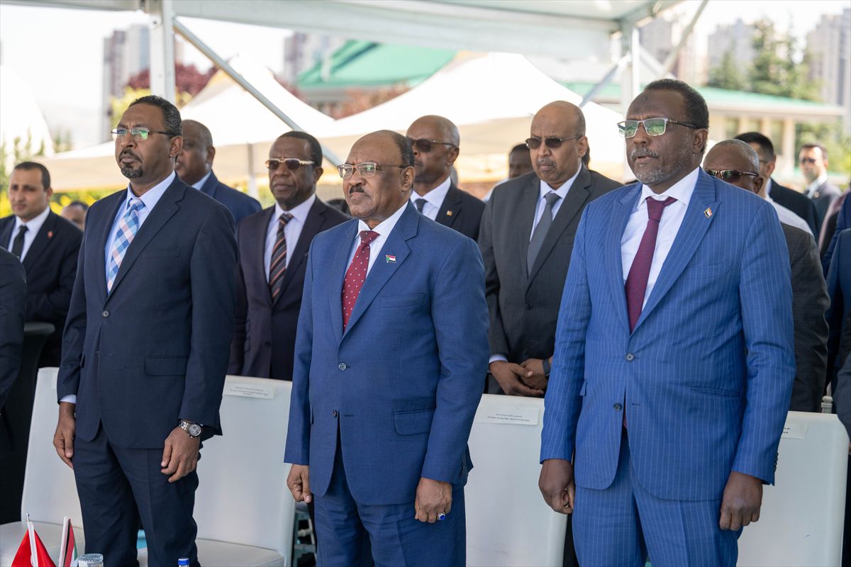 Sudan'ın Ankara Büyükelçiliği yeni binası için temel atıldı