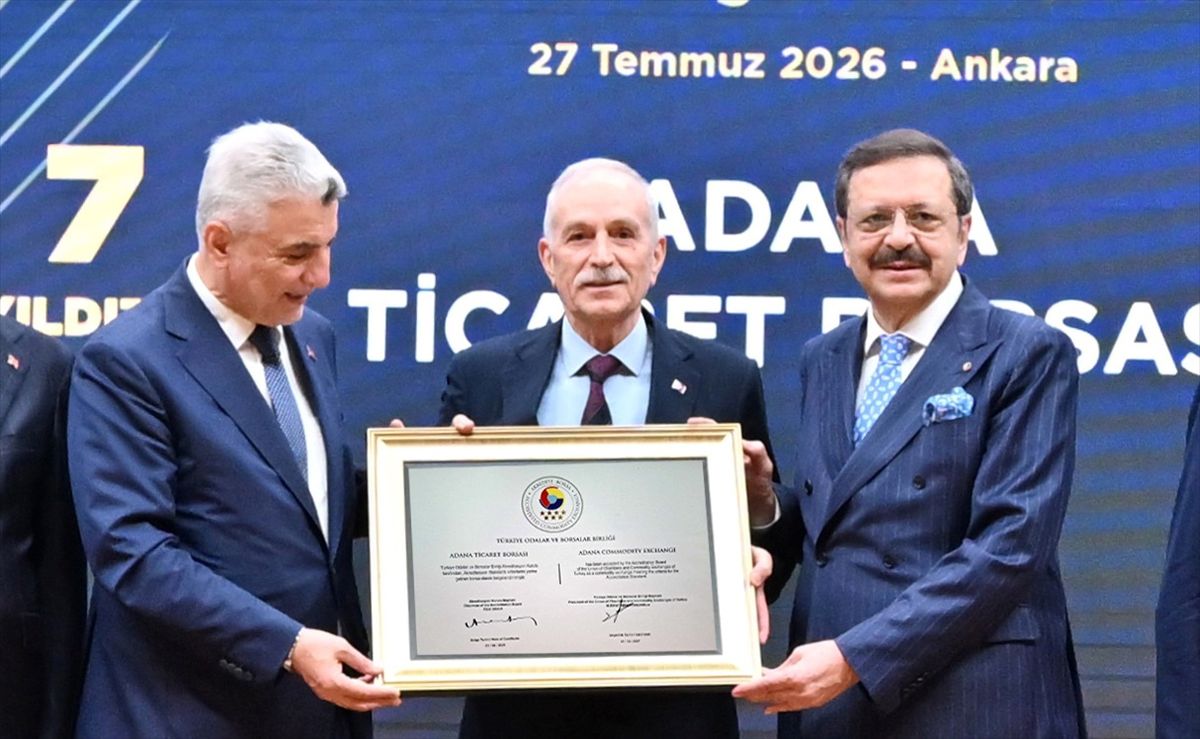 Adana Ticaret Borsası, 7 yıldızlı ticaret borsası oldu