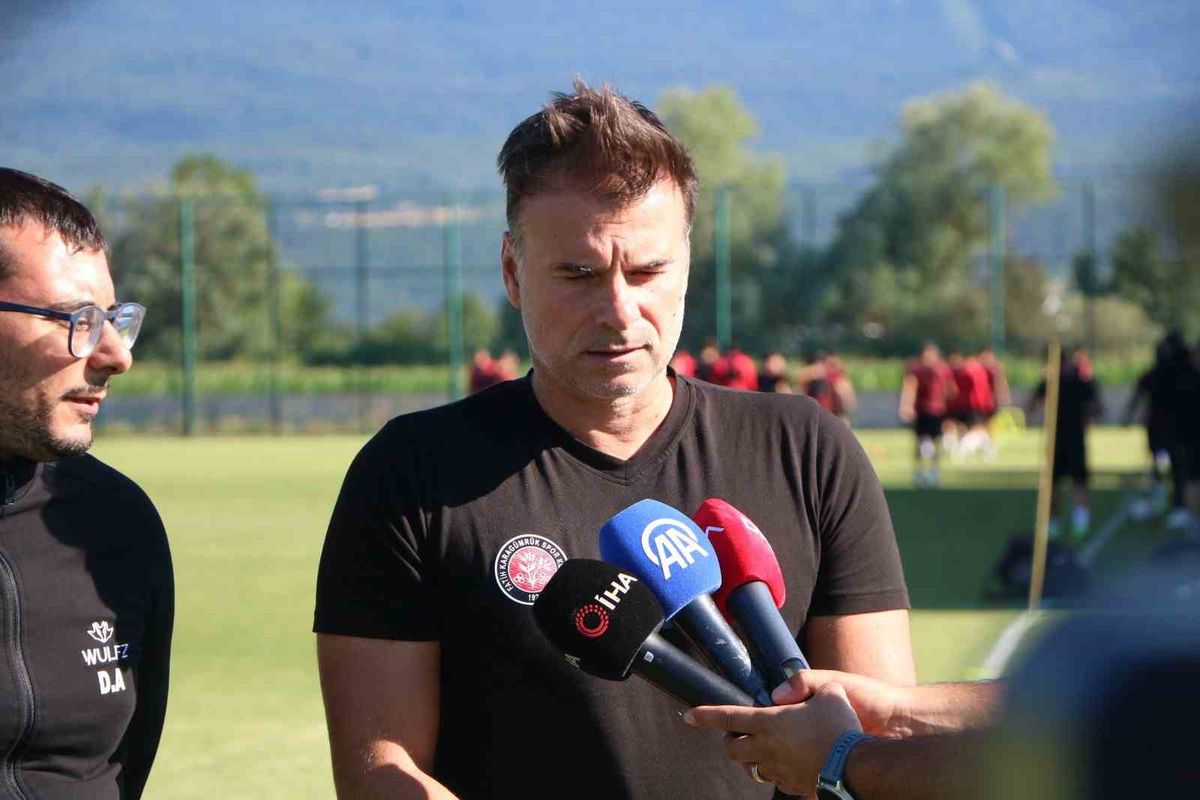 Aleksandar Stanojevic: 'Tek hedefimiz var, üst lige çıkmak'