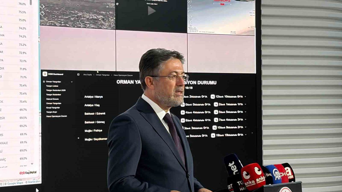 Bakan Yumaklı: '115 yangına müdahale ettik. Bu yangınlardan 110’unu kontrol altına aldık'
