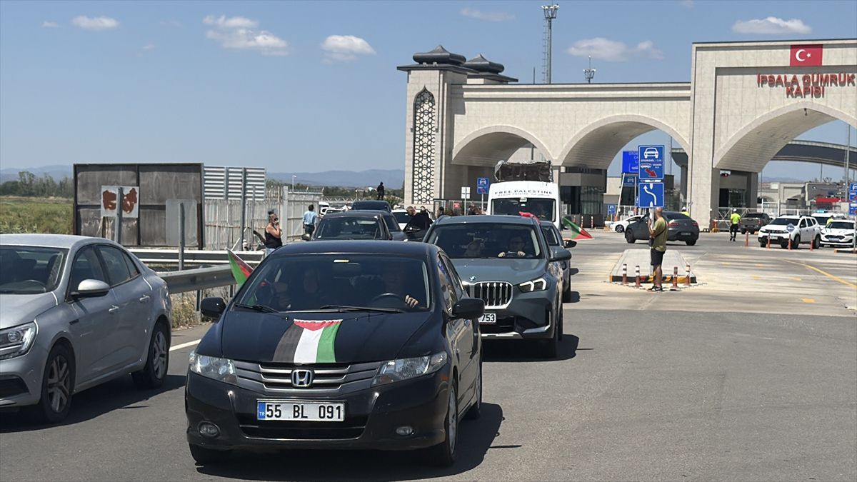 Bosna Hersek'ten hareket eden 'Filistin Konvoyu' Türkiye'ye giriş yaptı