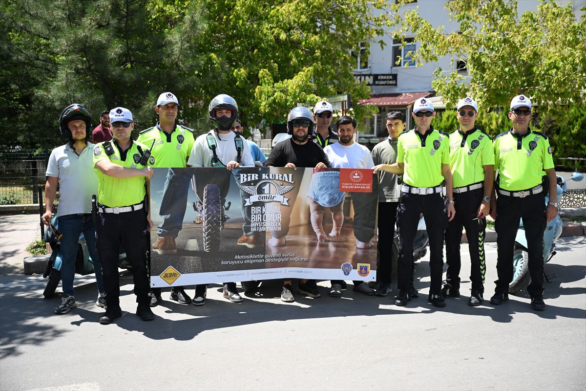 Edirne Emniyeti, motosiklet kazalarını güvenli sürüş eğitimiyle azaltmayı hedefliyor