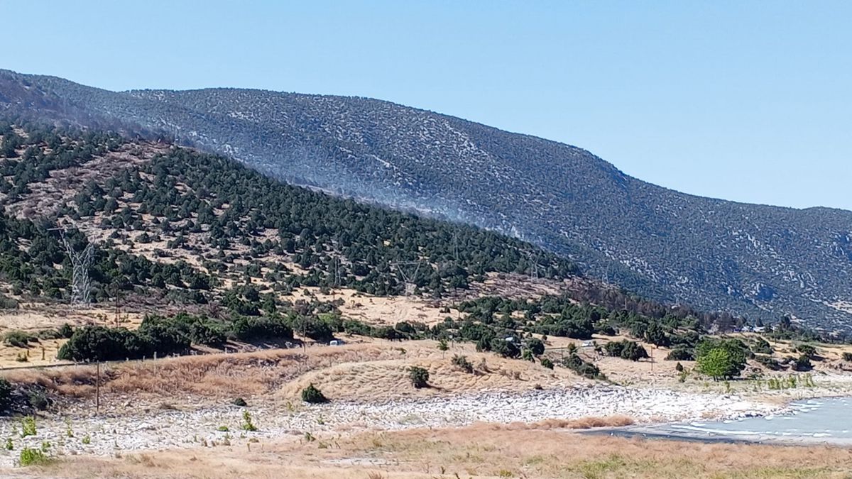Eğirdir Gölü kenarında 2 noktada yangın