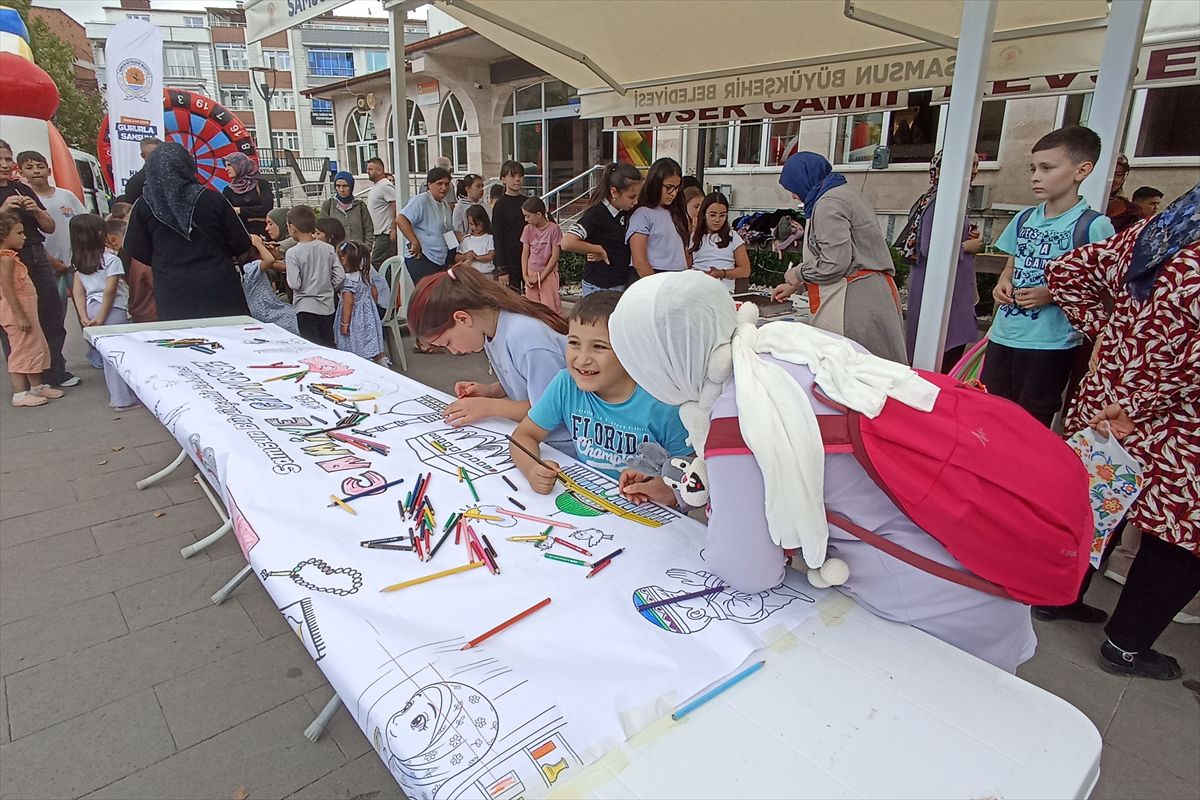 Havza'da 'Camiye Gidiyoruz' projesi kapsamında etkinlik düzenlendi