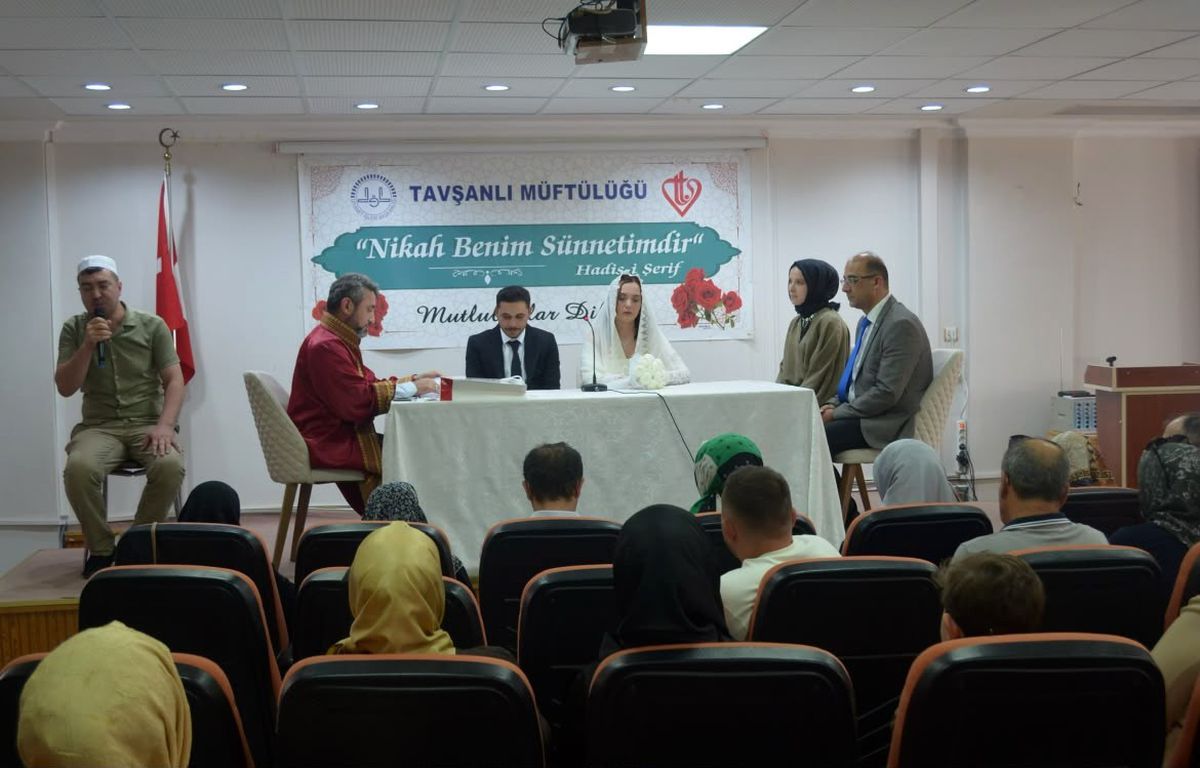 'İki İnsan Bir Hayat' projesiyle Tavşanlı’da anlamlı nikâh