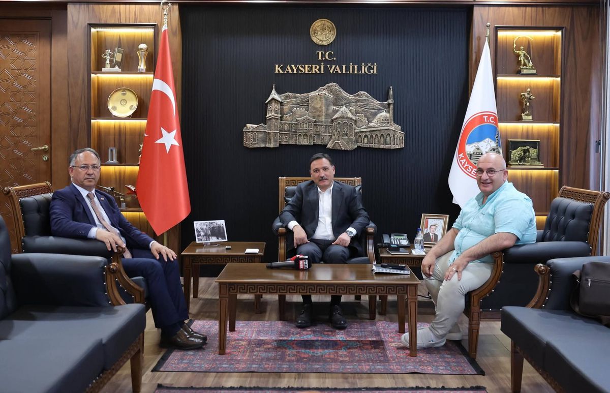 Kayseri Valisi Gökmen Çiçek'e önemli ziyaret