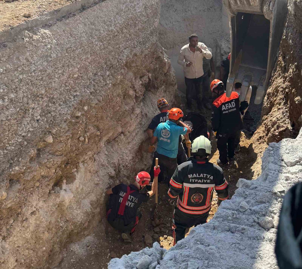 Malatya’da altyapı çalışması sırasında göçük: 2 işçi hayatını kaybetti