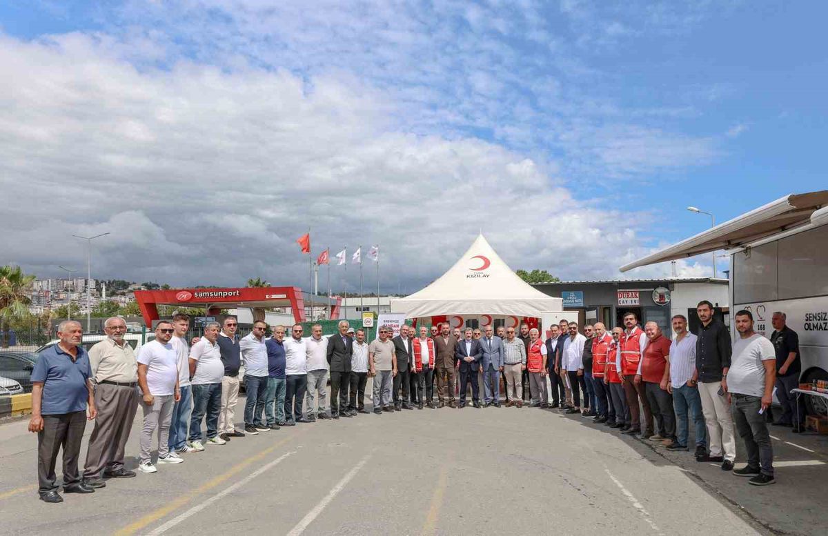 Samsun’da 'Birbirimize Candan Bağlıyız' kan bağışı kampanyası