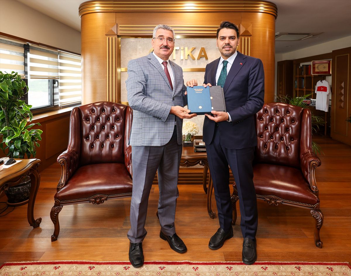 Tekirdağ NKÜ Rektörü Şahin, TİKA Başkanı Eren'i ziyaret etti