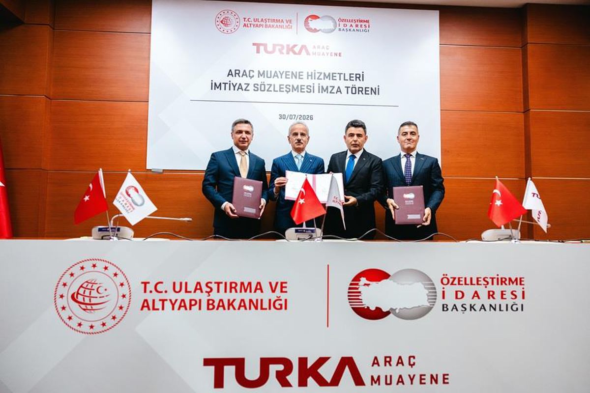 Türkiye'nin yeni nesil araç muayene sistemi için imtiyaz sözleşmesi imzalandı