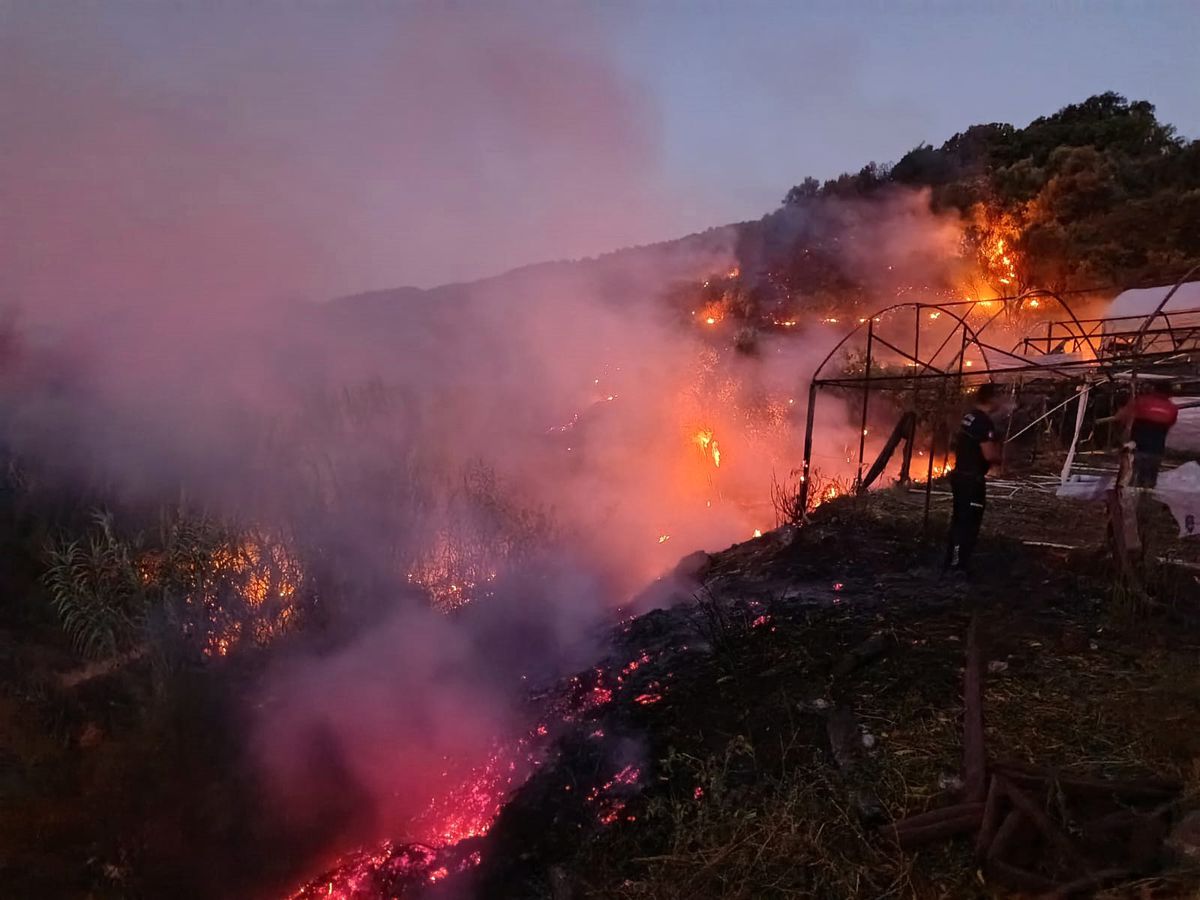 Antalya'da 3 günde 8 ilçede 34 yangın çıktı