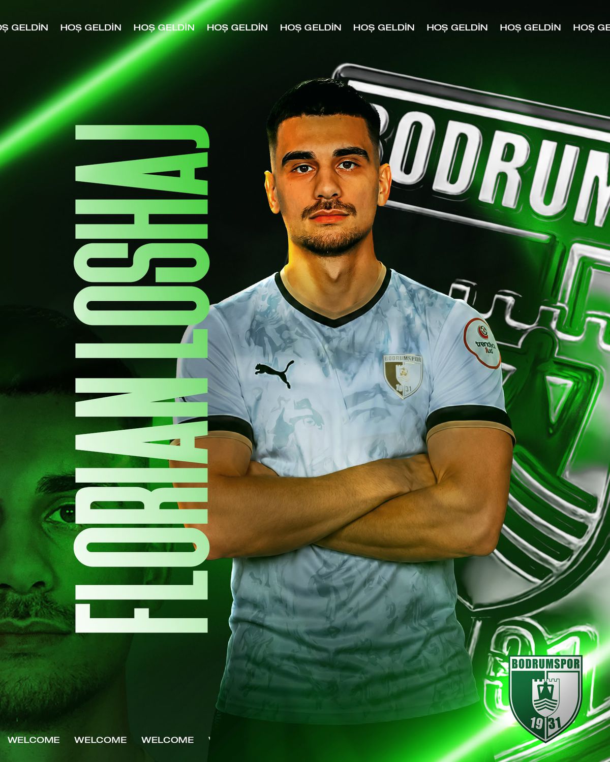Bodrum FK'da Florian Loshaj tamam