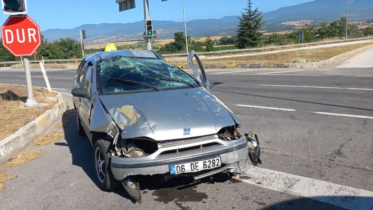 Bolu’da otomobil takla attı: 5 yaralı