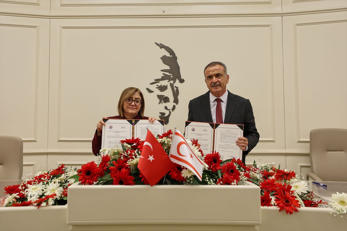 Gaziantep ile Gazimağusa 'kardeş şehir' oldu
