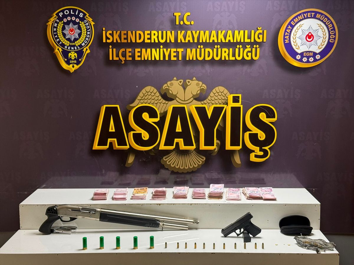 Hatay'da otomobil ve iş yerine silahla ateş açan kişi tutuklandı