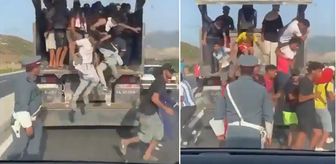 İspanya'da göçmen krizi! Bu kez yüzerek değil kamyon kasasında geldiler