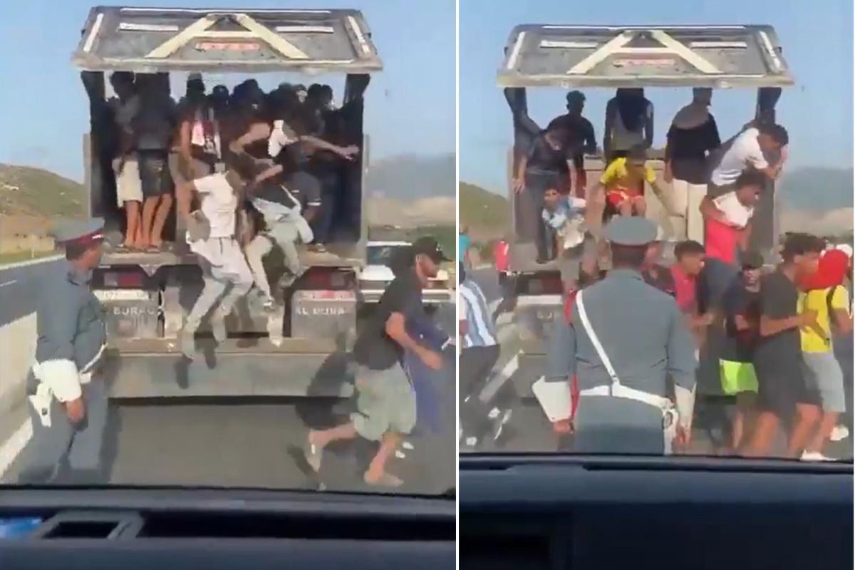 İspanya'da göçmen krizi! Bu kez yüzerek değil kamyon kasasında geldiler
