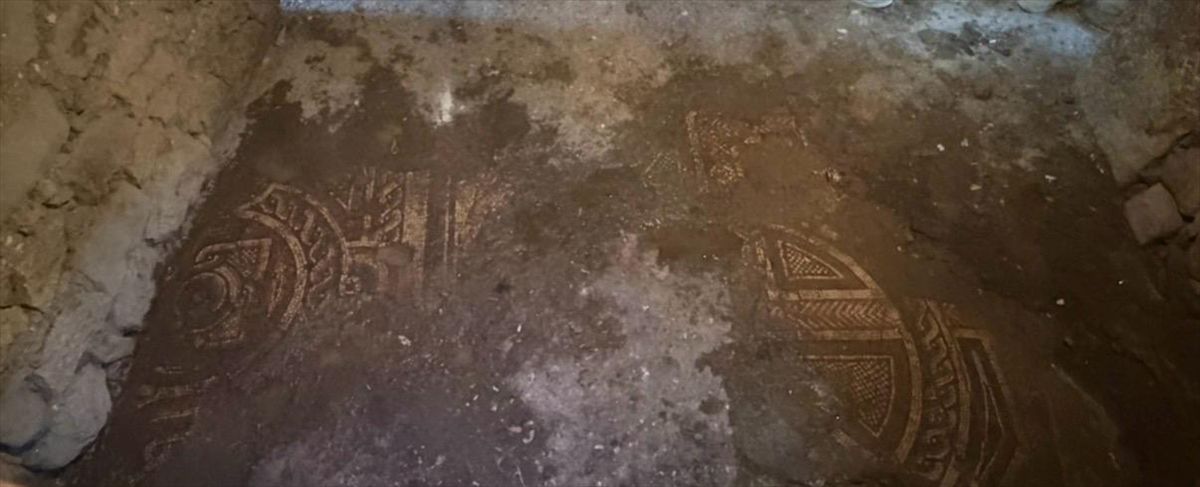 Mardin'de tarihi eser operasyonunda yaklaşık 1500 yıllık mozaik bulundu