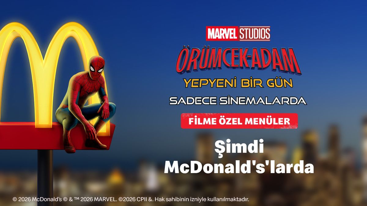 McDonald’s’tan ‘Örümcek Adam: Yepyeni Bir Gün’e özel kampanya
