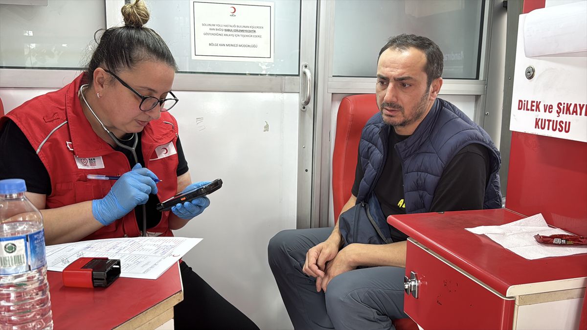 Rize'de kan bağışı kampanyası düzenlendi